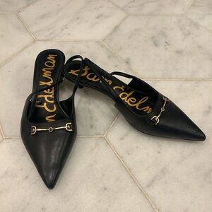 Sam Edelman Farrah Kitten Heel Pointed Toe Slingback Pump